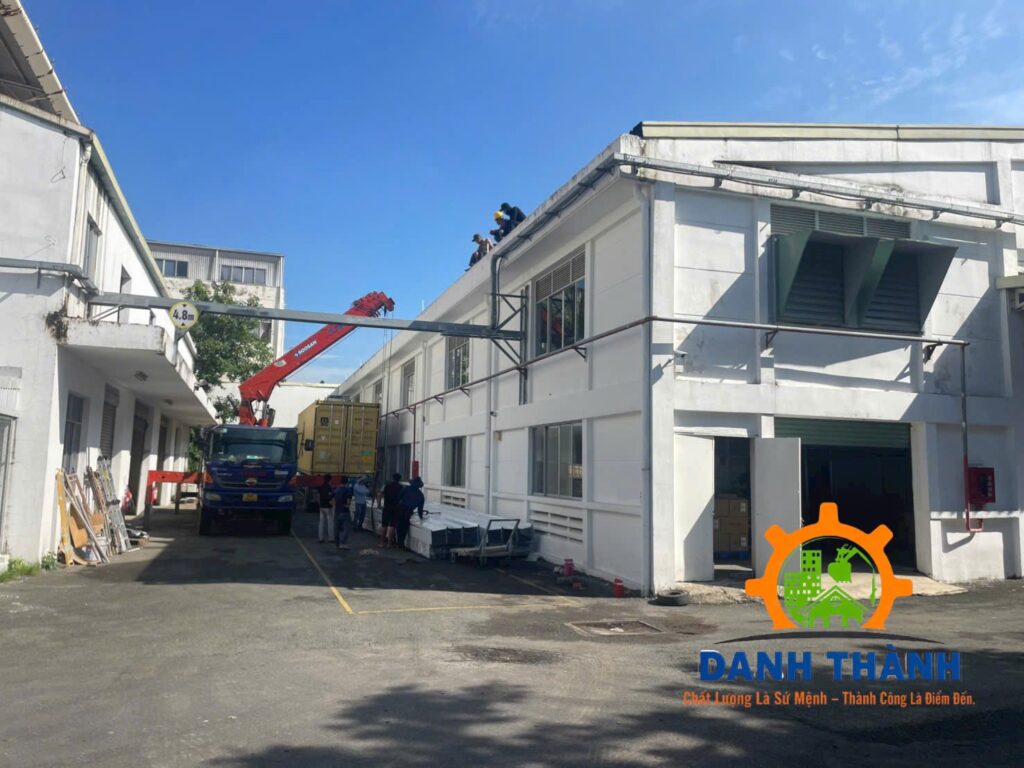 Dự án lợp tôn nhà xưởng